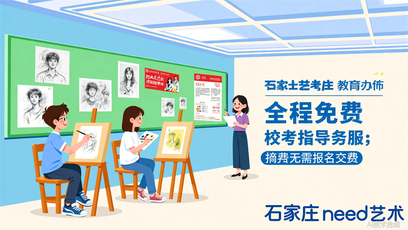 校考指导服务单独报名交费？石家庄NEED艺术全程免费